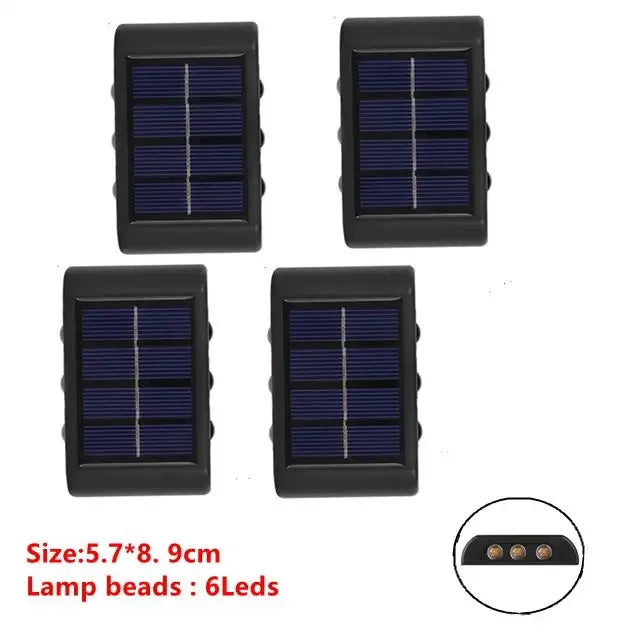 6 LED Solar Lights