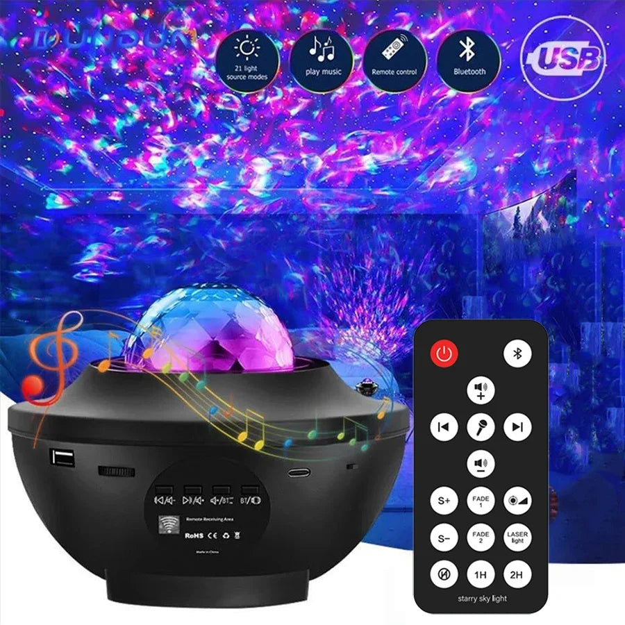 Starry Night Light Projector Lamp